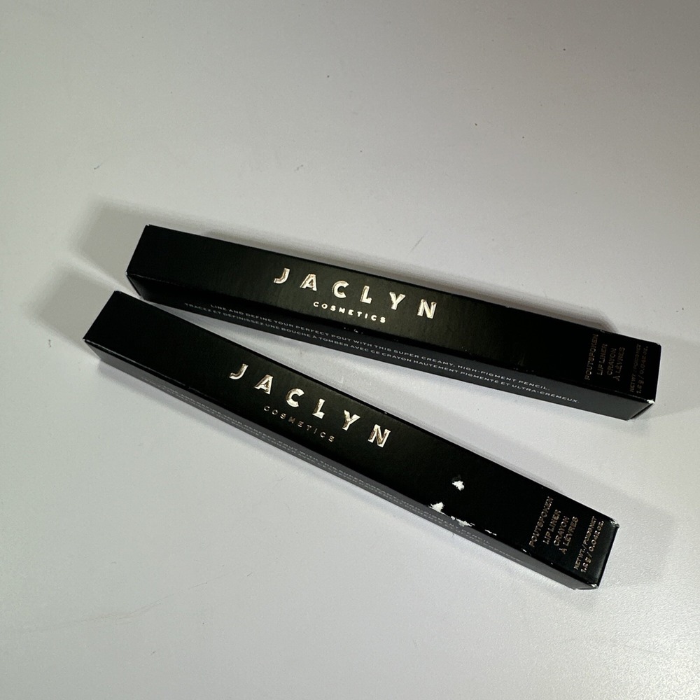 2 Pack JACLYN Cosmetics Poutspoken Lip Liner - "NO RULES" -‎ Full Size - NIB